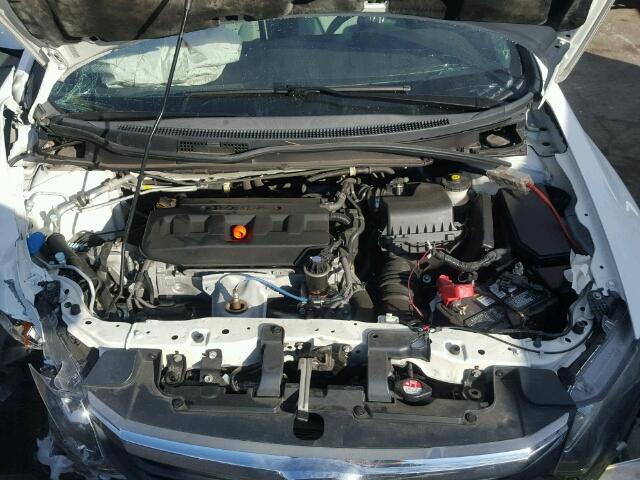 2HGFB2F89CH326314 - 2012 HONDA CIVIC EX თეთრი ფოტო 7