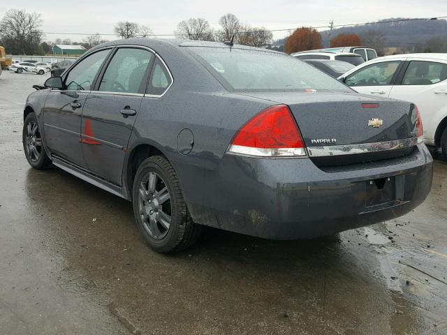 2G1WA5EK3B1187507 - 2011 CHEVROLET IMPALA LS GRAY photo 3