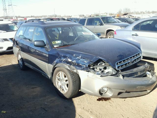 4S3BH675417670276 - 2001 SUBARU LEGACY OUT BLUE photo 1