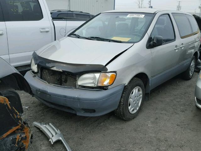 4T3ZF19C63U536427 - 2003 TOYOTA SIENNA CE GRAY photo 2