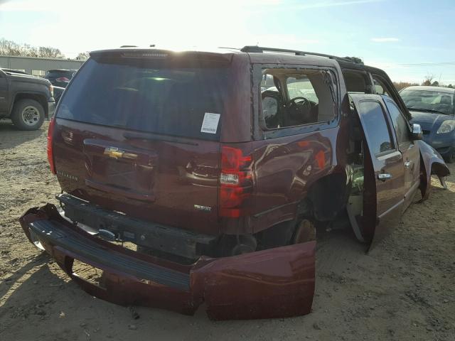 3GNFK16388G137794 - 2008 CHEVROLET SUBURBAN K MAROON photo 4