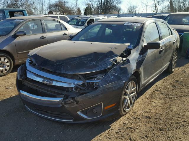 3FAHP0CGXBR172598 - 2011 FORD FUSION SEL BLACK photo 2