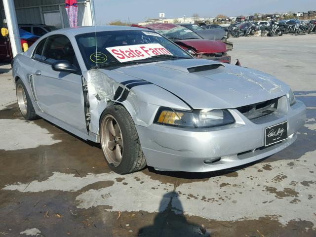 1FAFP42X94F169921 - 2004 FORD MUSTANG GT SILVER photo 1