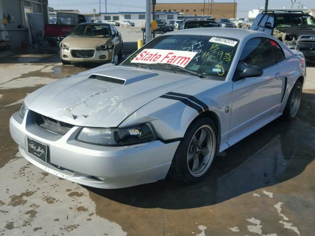 1FAFP42X94F169921 - 2004 FORD MUSTANG GT SILVER photo 2