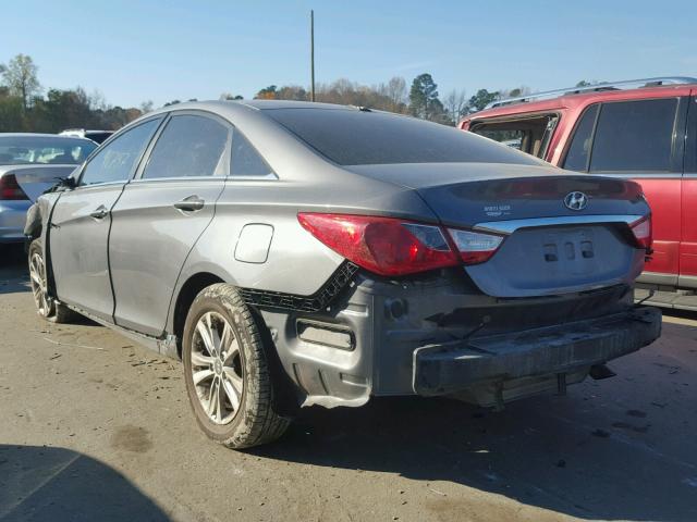 5NPEB4AC7BH282904 - 2011 HYUNDAI SONATA GLS GRAY photo 3