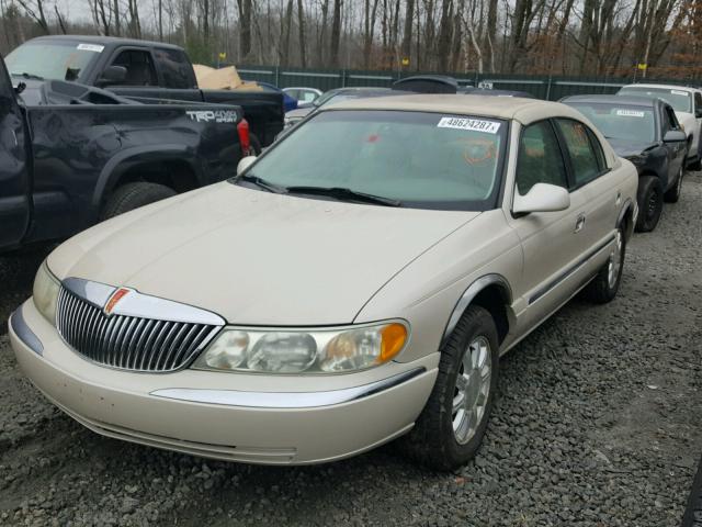 1LNHM97V8XY644057 - 1999 LINCOLN CONTINENTA BEIGE photo 2