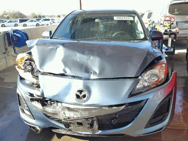 JM1BL1UF9B1374589 - 2011 MAZDA 3 I GRAY photo 9