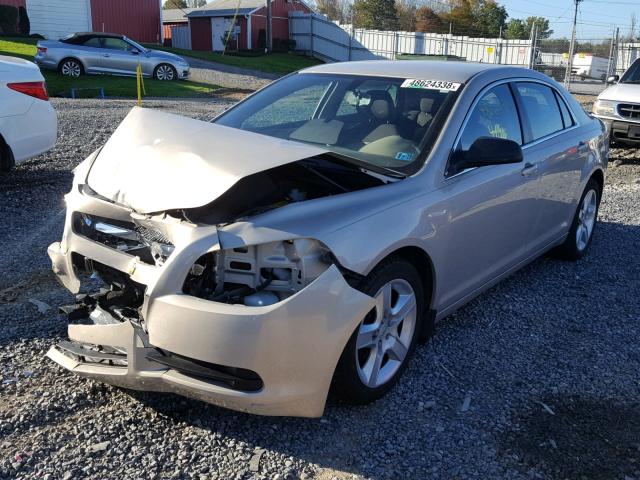 1G1ZB5E17BF290827 - 2011 CHEVROLET MALIBU LS ბეჟი ფოტო 2