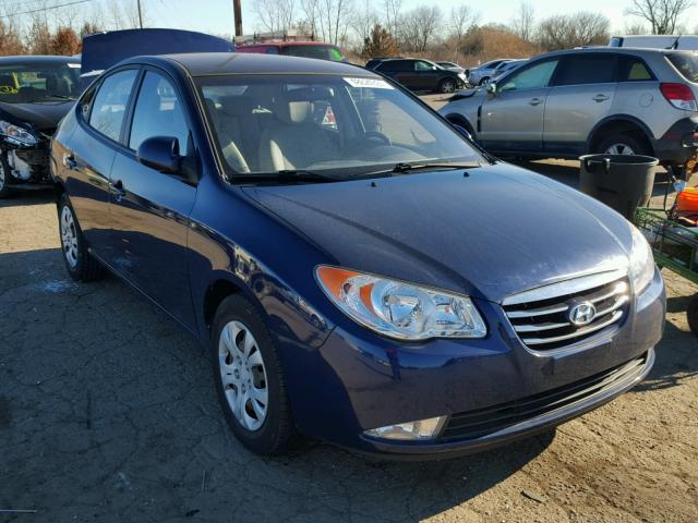 KMHDU4AD0AU059294 - 2010 HYUNDAI ELANTRA BL BLUE photo 1