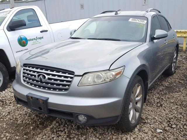 JNRBS08W63X401754 - 2003 INFINITI FX45 GRAY photo 2