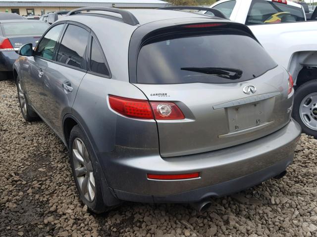 JNRBS08W63X401754 - 2003 INFINITI FX45 GRAY photo 3