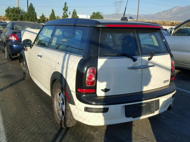 WMWZF3C58BT188408 - 2011 MINI COOPER CLU BEIGE photo 3