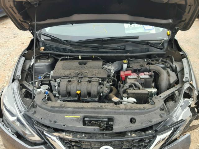 3N1AB7AP4HY272591 - 2017 NISSAN SENTRA S GRAY photo 7