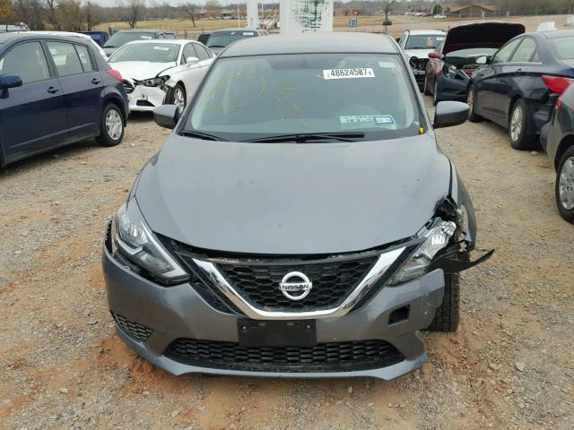 3N1AB7AP4HY272591 - 2017 NISSAN SENTRA S GRAY photo 9