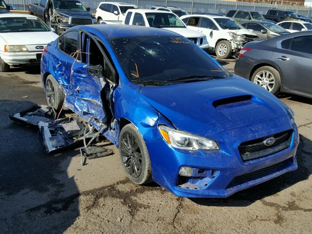 JF1VA1B62G9812583 - 2016 SUBARU WRX BLUE photo 1