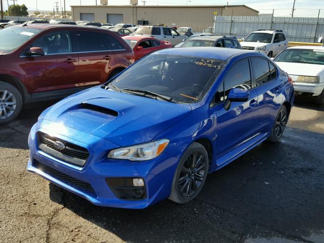 JF1VA1B62G9812583 - 2016 SUBARU WRX BLUE photo 2