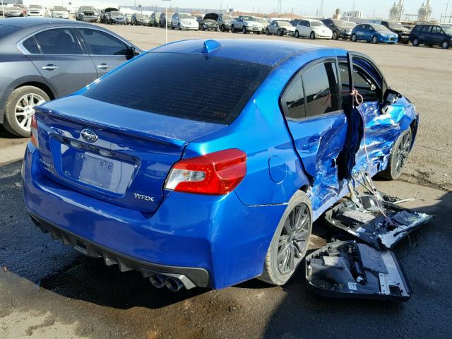 JF1VA1B62G9812583 - 2016 SUBARU WRX BLUE photo 4