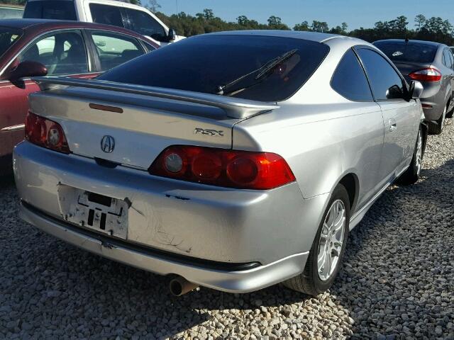 JH4DC54826S012362 - 2006 ACURA RSX SILVER photo 4