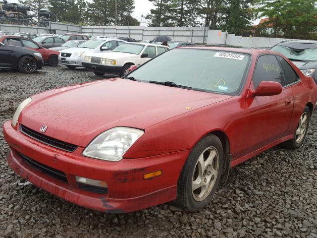 JHMBB6243VC005378 - 1997 HONDA PRELUDE RED photo 2