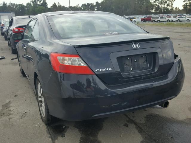 2HGFG1B93AH529349 - 2010 HONDA CIVIC EXL 黑色 照片 3