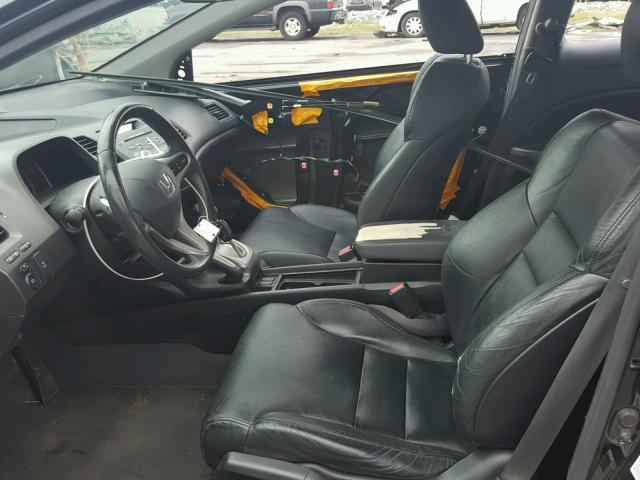 2HGFG1B93AH529349 - 2010 HONDA CIVIC EXL 黑色 照片 5