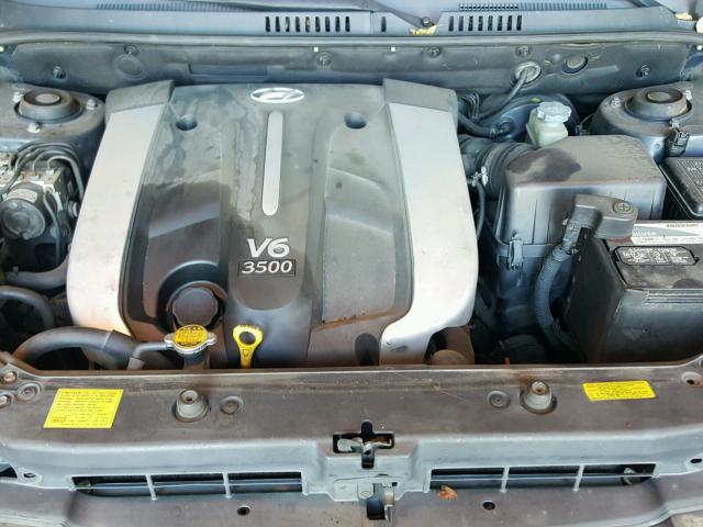 KM8SC73E45U882298 - 2005 HYUNDAI SANTA FE G BLUE photo 7