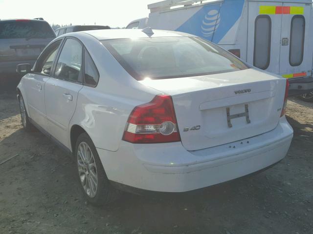 YV1MS382852113039 - 2005 VOLVO S40 2.4I WHITE photo 3