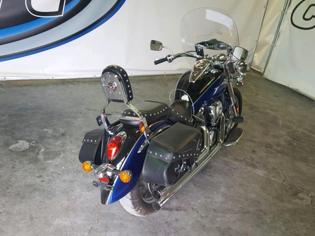 JKAVN2D109A031949 - 2009 KAWASAKI VN900 D BLUE photo 4