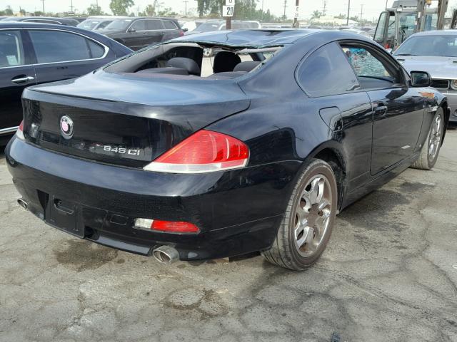 WBAEH73494B190782 - 2004 BMW 645 CI AUT BLACK photo 4