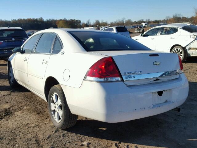 2G1WT58K369391186 - 2006 CHEVROLET IMPALA LT WHITE photo 3