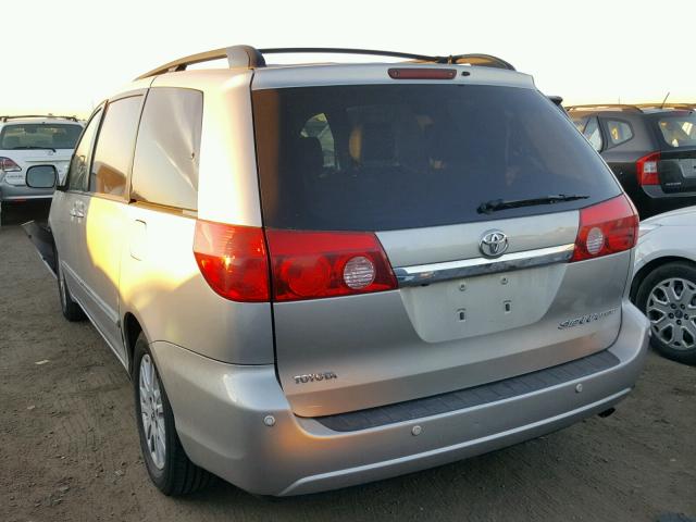 5TDZK22C47S039511 - 2007 TOYOTA SIENNA XLE SILVER photo 3