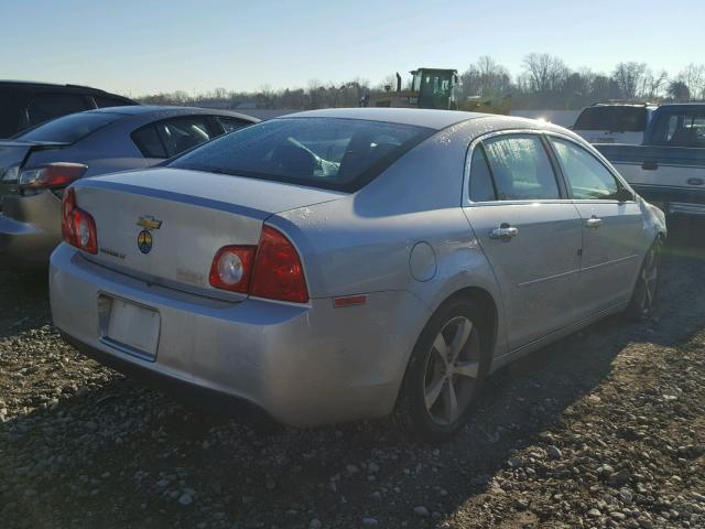 1G1ZC5EU8CF337856 - 2012 CHEVROLET MALIBU 1LT SILVER photo 4