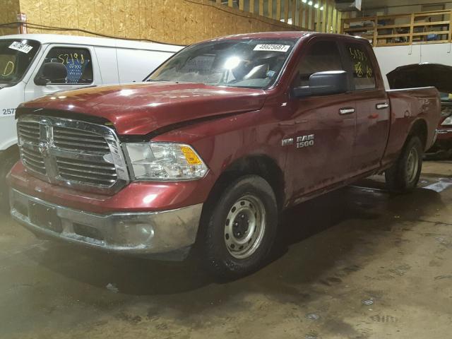 1C6RR7GT0FS536487 - 2015 RAM 1500 SLT RED photo 2