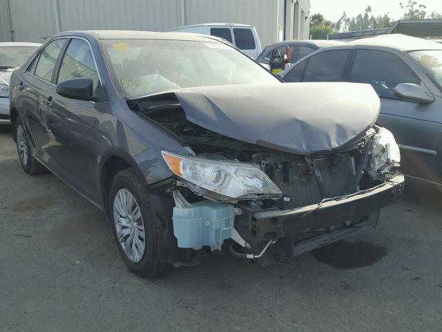 4T1BF1FK0EU382211 - 2014 TOYOTA CAMRY L GRAY photo 1