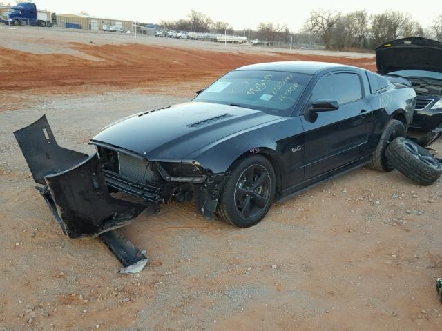 1ZVBP8CF2D5261350 - 2013 FORD MUSTANG GT BLACK photo 2