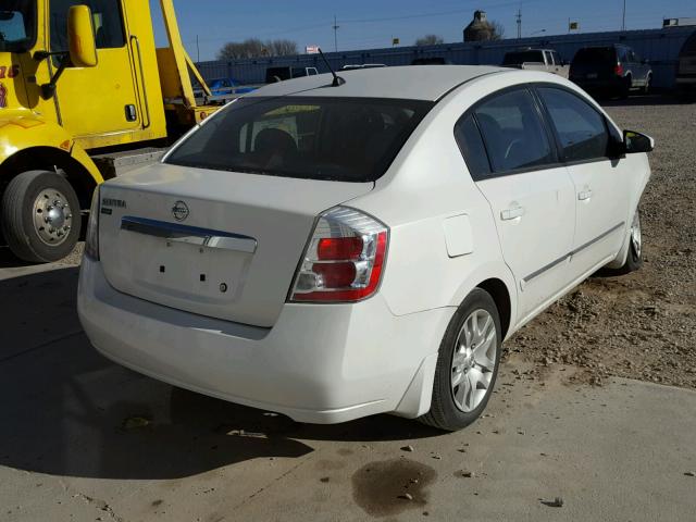 3N1AB6AP4AL601416 - 2010 NISSAN SENTRA 2.0 WHITE photo 4