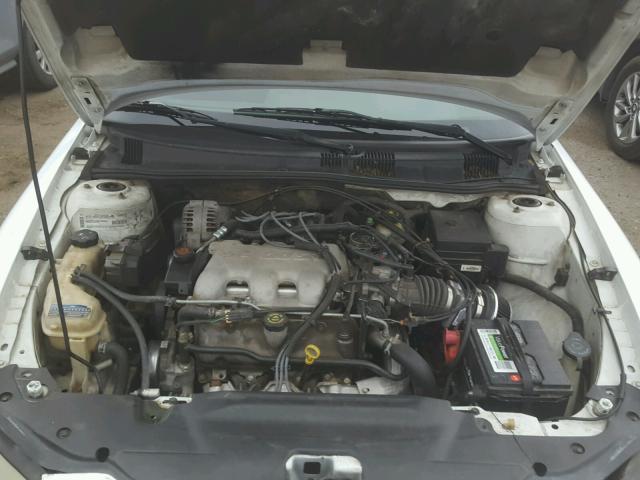 1G2NF52E21M596463 - 2001 PONTIAC GRAND AM S WHITE photo 7