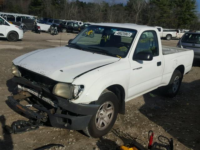 5TENL42N04Z330594 - 2004 TOYOTA TACOMA WHITE photo 2