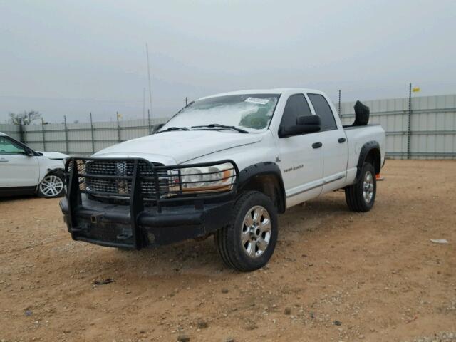 3D7KS28C46G120102 - 2006 DODGE RAM 2500 S WHITE photo 2
