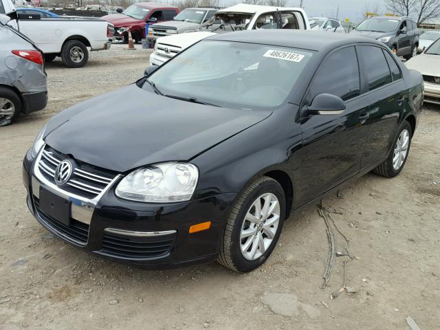 3VWJX7AJ2AM014526 - 2010 VOLKSWAGEN JETTA S 黑色 照片 2