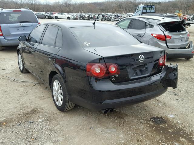 3VWJX7AJ2AM014526 - 2010 VOLKSWAGEN JETTA S 黑色 照片 3