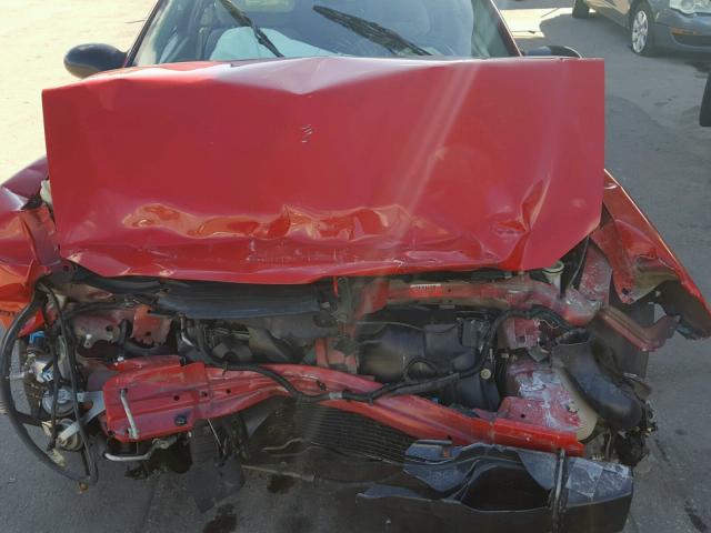 1G2NV12E65M155369 - 2005 PONTIAC GRAND AM G RED photo 7