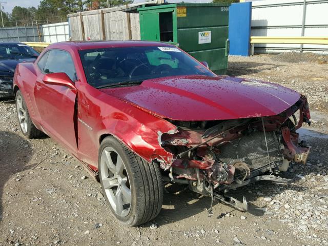 2G1FB1E38C9205114 - 2012 CHEVROLET CAMARO LT RED photo 1