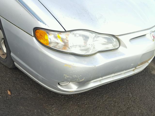 2G1WW12E549274340 - 2004 CHEVROLET MONTE CARL 银色 照片 9