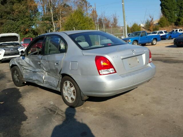 KMHDN45D01U192256 - 2001 HYUNDAI ELANTRA GL GRAY photo 3