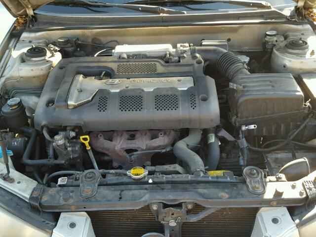 KMHDN45D01U192256 - 2001 HYUNDAI ELANTRA GL GRAY photo 7