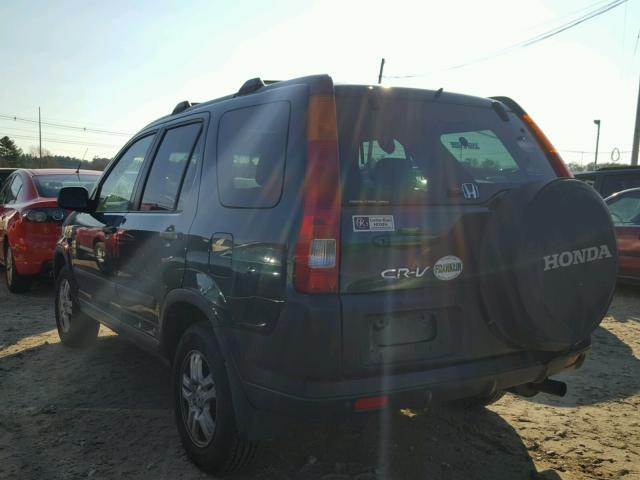 JHLRD78852C047964 - 2002 HONDA CR-V EX GREEN photo 3