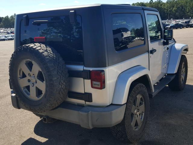 1J4FA54127L163467 - 2007 JEEP WRANGLER S Gümüş foto 4