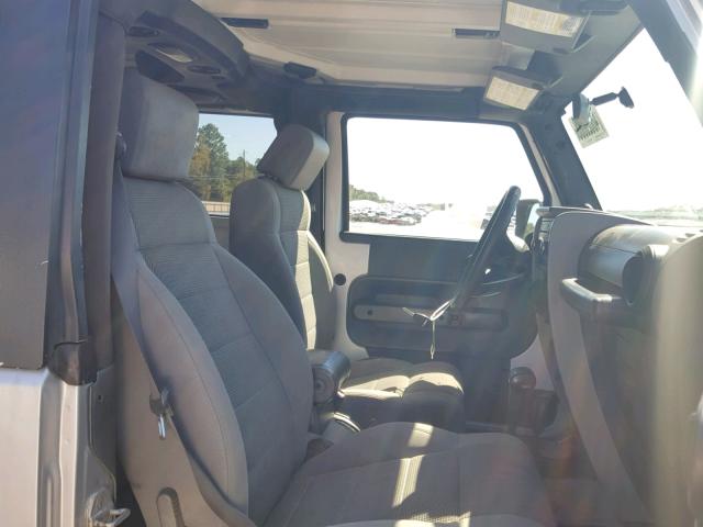 1J4FA54127L163467 - 2007 JEEP WRANGLER S Gümüş foto 5