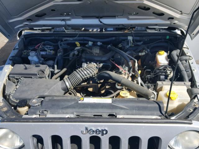 1J4FA54127L163467 - 2007 JEEP WRANGLER S Gümüş foto 7